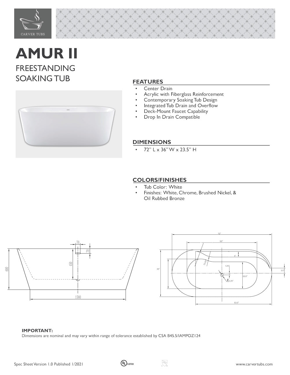 Specifications