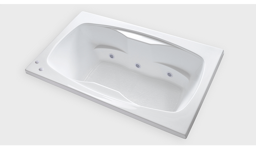 AR7242 – 72″L x 42″W x 20.5″H – Acrylic Drop In Rectangle Jetted Bathtub