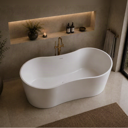 Bliss 68.5” Freestanding Soaking Tub Only