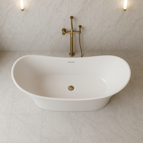 Delaney 69″ Freestanding Soaking Tub Only