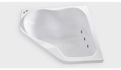 CK5959 – 59″L x 59″W x 20.5″H – Acrylic Drop In Corner Jetted Bathtub