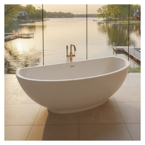 Trinity 69” Freestanding Soaking Tub Only