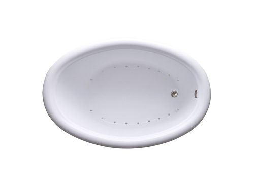 DJO5839 – 58″L x 39″W x 18.5″H – Acrylic Drop In Oval Air Bathtub