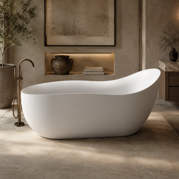 Heavenly 72″ Freestanding Soaking Tub
