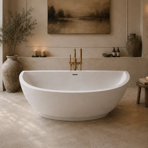 Trinity 69” Freestanding Soaking Tub Only