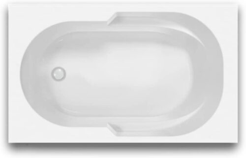 RAR7236 Acrylic Bathtub 72″x 36″x 18″ Drop-In End Drain