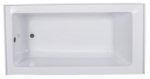 ALL6032 Alcove 60″ x 32″ White Bathtub, Left End Drain
